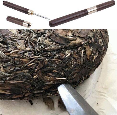 Ice Pick for Breaking Ice, Stainless Steel Ice Picks Tool | Wooden Handle, With Cover, For Kitchen Bars Camping Restaurant Bartender in Saudi Arabia