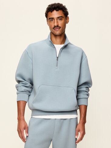 سترة صوفية كبيرة الحجم من Old Navy Bounce Fleece بنصف سحاب - مفترق طرق in Kuwait