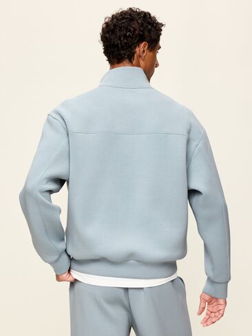 سترة صوفية كبيرة الحجم من Old Navy Bounce Fleece بنصف سحاب - مفترق طرق in Kuwait
