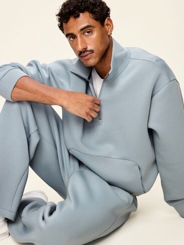 سترة صوفية كبيرة الحجم من Old Navy Bounce Fleece بنصف سحاب - مفترق طرق in Kuwait