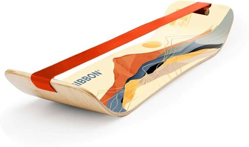 GIBBON SlackBoard, Balance Board Kids & Adults, Slackline Balance Trainer | 1 & 2 Line Options, Slack Board, Core Workout Equipment, Home Gym Training, Standing Desk Exercise, Yoga, Agility, Pilates in Saudi Arabia