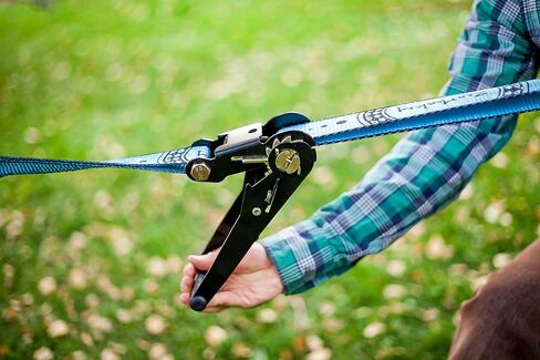 ZenMonkey Slackline Kit with Tree Guards, Fabric Carrying Bag and Instructions, 60 Feet, Easy Setup for Family, Kids and Adults in Saudi Arabia