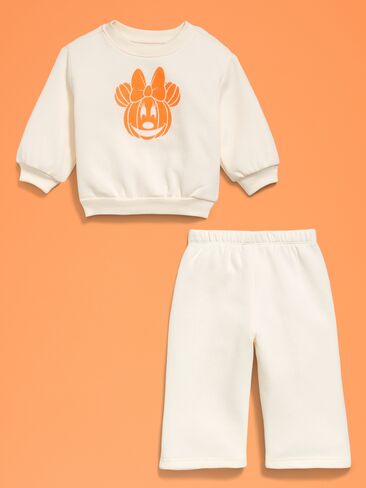 طقم سويت شيرت وسروال رياضي Old Navy Old Navy x Disney Minnie Mouse للأطفال - Creme De La Creme in Kuwait