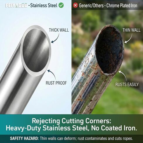 Port-A-Wrap, Stainless Portawrap for Tree Work, Arborist Tree Rigging Equipment for Rope Up to 3/4'', 9000lb MBS, 10:1 Work Load Ratio at 3000lbs(POWMSS), Large Size 12.2''x10.6'' in Saudi Arabia