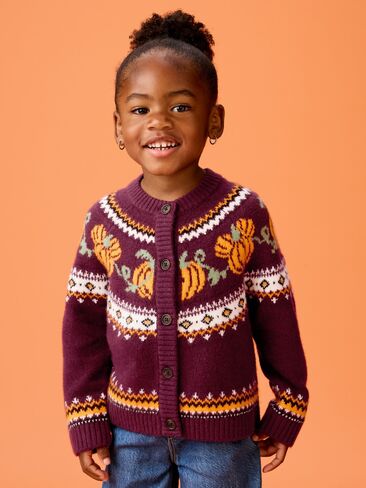 سترة Old Navy Old Navy x ديزني ميكي ماوس للفتيات الصغيرات - جزيرة فير البنية in Kuwait