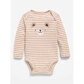 Old Navy Long-Sleeve Graphic Bodysuit for Baby - Bears in Kuwait