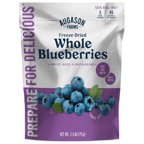 Augason Farms Freeze-Dried Whole Blueberries Can | Emergency Food Supply, 26 Servings, 30 Year Shelf Life, Great for Cooking, Baking, and Snacks, Dehydrated Meals in Saudi Arabia