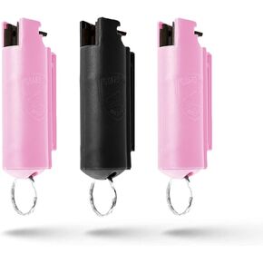 Guard Dog Security Quick Action Pepper Spray Self Defense Keychain, Maximum Strength 1.44 MC, OC Spray, 16-Foot Range, Twist-Lock Safety, Belt Clip for Easy Carry for Women and Men, Made in USA in Saudi Arabia
