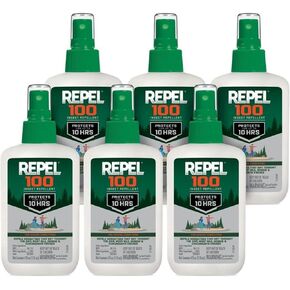 Repel 100 Insect Repellent, 4 Ounces, With DEET, 10-Hour Protection Long-Lasting Insect Repellent Pump Spray Repels Mosquitoes, Ticks, Gnats, Biting Flies, Chiggers And Fleas | Repels Mosquitoes, Ticks, Gnats, Biting Flies, Chiggers & Fleas, Lasts Up To 1 in Saudi Arabia