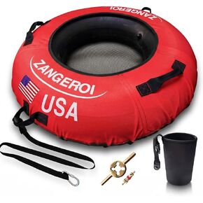 River Tube River Tubes for Floating Heavy Duty with River Tube Cover River Run Tubes for Floating Inner Tubes for River Floating River Rat Tubes for Floating River Floats for Adults Heavy Duty (Red) in Saudi Arabia