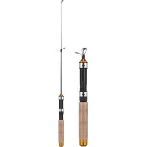Homoyoyo Telescopic Ice Fishing Rod Carbon Mini Fishing Pole Ultra-Light Telescoping Rod in Saudi Arabia