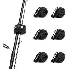Booms Fishing RS3 Fishing Rod Wrap Pole Straps， Hook & Loop Fishing Rod Belts, Fishing Rod Ties for Casting Rods, Spinning Rods and Fly Rods in Saudi Arabia