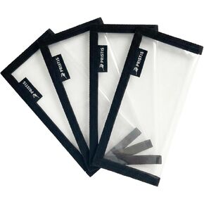 4 Pack Fishing Lure Wraps, 7.5 Inch Clear PVC Hook Covers, Durable Tackle Storage Organizer for Saltwater & Freshwater Fishing Gear in Saudi Arabia
