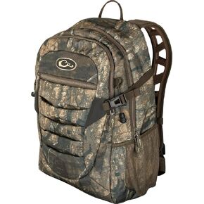 Drake Waterfowl Camo Daypack Mossy Oak Bottomland مقاس واحد يناسب الجميع (DA1011-006) | حقيبة حمل يومية متعددة الاستخدامات مع ظهر مبطن، موسي أوك بوتوملاند in Kuwait