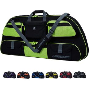 LEGEND Apollo Soft Bow Case - Compound Bow Case with Multiple Storage & Foam Padding, Lightweight Bow and Arrow Case for Archery Accessories, Bow Bag with Arrow Tube Pocket - 40" & 44" in Kuwait