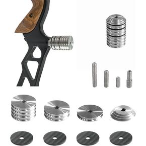 DEERACE Stainless Steel Bow Stabilizer Weight Kit - Balance Bar Archery Stabilizers for Recurve & Compound Bow Hunting in Saudi Arabia