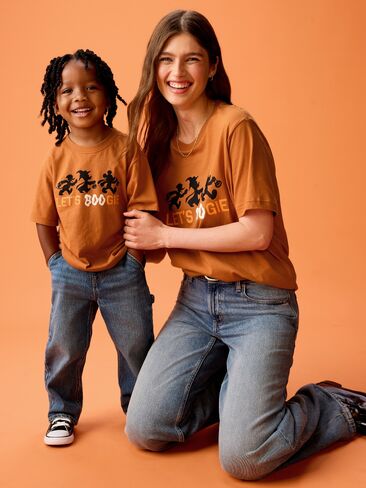 Old Navy Old Navy x Disney Graphic T-Shirt for Toddler - Orange Boo in Kuwait