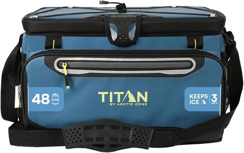 Titan by Arctic Zone Deep Freeze Cooler - Zipperless Hardbody Cooler - Deep Freeze Insulation, HardBody Liner, and SmartShelf in Saudi Arabia