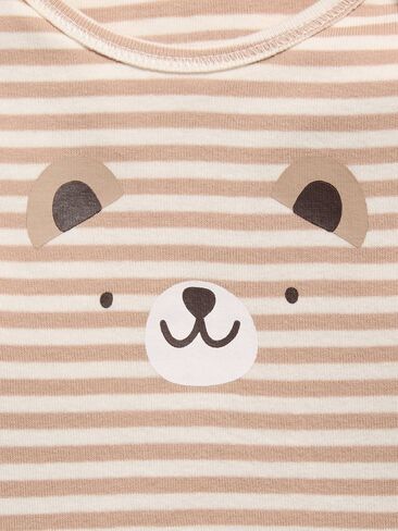 Old Navy Long-Sleeve Graphic Bodysuit for Baby - Bears in Kuwait