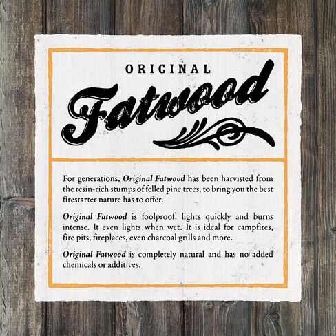 Fatwood Fire Starter Sticks 10lb Box - Indoor or Outdoor 100% All Natural Pine Fire Starters for Campfires, Fireplace, Firepit, Wood Stove, or BBQ Grill - Kindling Wood Firewood Lighter by Pure Garden in Kuwait