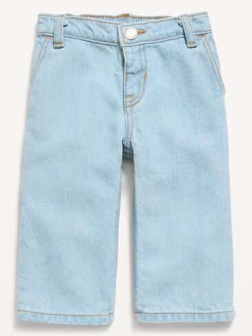 Old Navy Baggy Carpenter Jeans for Baby - Light Wash in Kuwait