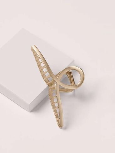 Old Navy The Hair Edit French Twist Claw Clip - Gold in Kuwait