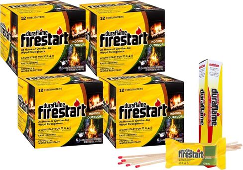 Duraflame Firestart Indoor/Outdoor Firelighters - Quick Ignition for BBQ, Fireplace, Fire Pit and Campfires in Saudi Arabia