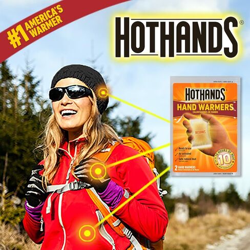 HotHands Hand Warmers Bulk Pack, 40 Pairs - America's Favorite Warmer | Instant Hot Pack in Kuwait