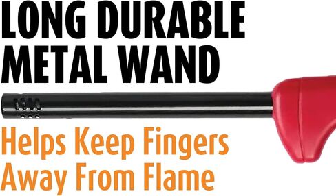 BIC Multi-Purpose Classic Edition Lighters, 4-Count, Utility Lighter | Long Durable Metal Wand, Great for Grills, Fireplaces, And Candles, Child-Resistant Safety Feature, Utility Lighter in Kuwait
