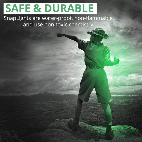 Cyalume Glow Sticks Military Grade Lightstick - Premium Green 6" SnapLight Emergency Chemical Light Stick with 12 Hour Duration , 10 Pack in Saudi Arabia