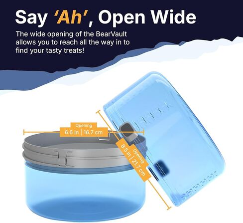 BearVault BV ONE Adjustable Bear Canister for Backpacking and Camping, Expandable & Collapsible Bear Resistant Food Storage, 1-4+ Day Capacity in Saudi Arabia