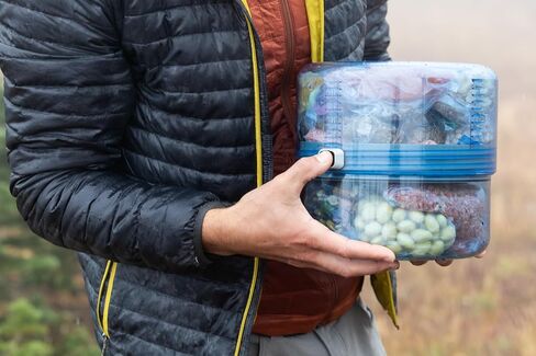 BearVault BV ONE Adjustable Bear Canister for Backpacking and Camping, Expandable & Collapsible Bear Resistant Food Storage, 1-4+ Day Capacity in Saudi Arabia