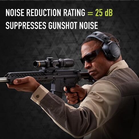 Peltor Sport Tactical 500 Bluetooth Hearing Protection Ear Muffs, 25 dB NRR | Electronic Hearing Protection Headphones for Shooting, Hunting, Mowing, Construction, Concerts, & More in Saudi Arabia