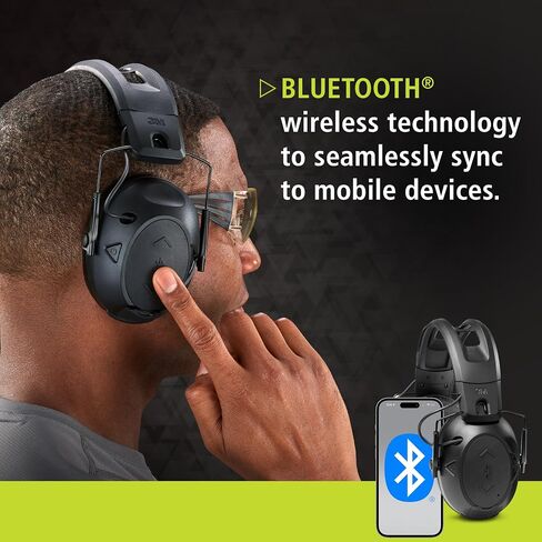 Peltor Sport Tactical 500 Bluetooth Hearing Protection Ear Muffs, 25 dB NRR | Electronic Hearing Protection Headphones for Shooting, Hunting, Mowing, Construction, Concerts, & More in Saudi Arabia