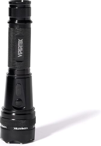 VIPERTEK VTS-195 Heavy Duty Aluminum Stun Gun for Self Defense Rechargeable with LED Flashlight in Kuwait