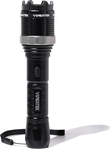 VIPERTEK VTS-T01 Aluminum Stun Gun for Self Defense Rechargeable with LED Flashlight in Kuwait