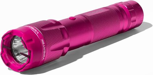 VIPERTEK VTS-T03 Aluminum Stun Gun for Self Defense Rechargeable with LED Flashlight, Pink in Kuwait