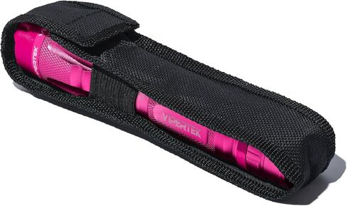 VIPERTEK VTS-T03 Aluminum Stun Gun for Self Defense Rechargeable with LED Flashlight, Pink in Kuwait