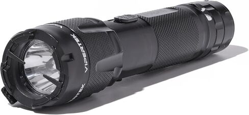 VIPERTEK VTS-T03 Aluminum Stun Gun for Self Defense Rechargeable with LED Flashlight, Black in Kuwait