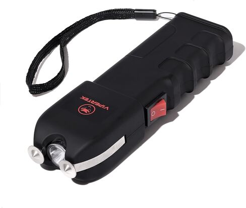 VIPERTEK VTS-989 Stun Gun for Self Defense Rechargeable with LED Flashlight in Kuwait