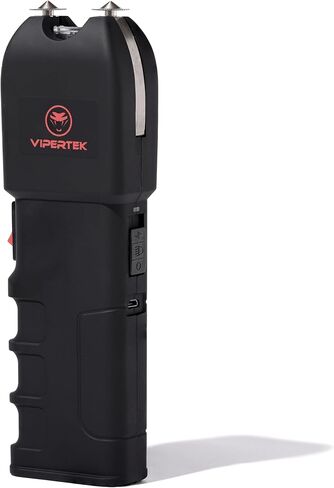 VIPERTEK VTS-989 Stun Gun for Self Defense Rechargeable with LED Flashlight in Kuwait