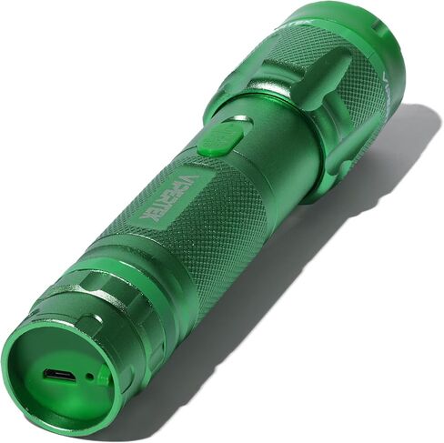 VIPERTEK VTS-T03 Aluminum Stun Gun for Self Defense Rechargeable with LED Flashlight, Green in Kuwait