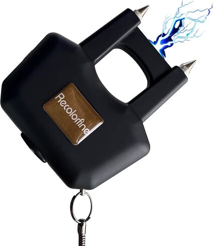 RECOLORFINE Stun Gun with Safety Switch for Men for Women Self Defense,Rechargeable Stun Guns in Saudi Arabia