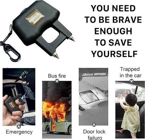 RECOLORFINE Stun Gun with Safety Switch for Men for Women Self Defense,Rechargeable Stun Guns in Saudi Arabia