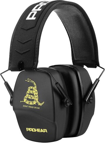 PROHEAR 016 NRR 26dB Shooting Ear Protection, Slim Passive Earmuffs | Adjustable padded headband offers a secure fit; compact earcups suit gun ranges, hunting, workshops and yard work. in Saudi Arabia