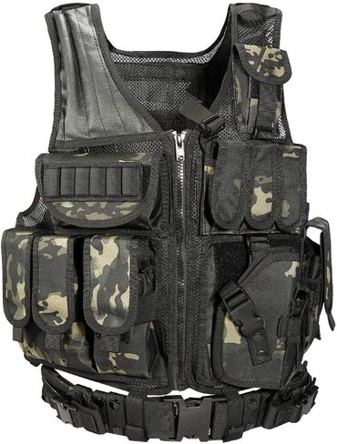 vAv YAKEDA Tactical Vest Outdoor Ultra-Light Breathable Training Airsoft Vest Adjustable for Adults in Saudi Arabia