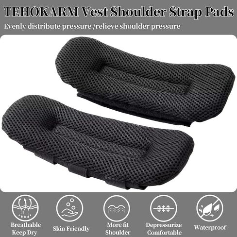 2 Pack Tactical Shoulder Strap Pads Vest Shoulder Strap Pads Backpack Strap Pads Fit 3'' Sling Bags Shoulder Straps in Saudi Arabia