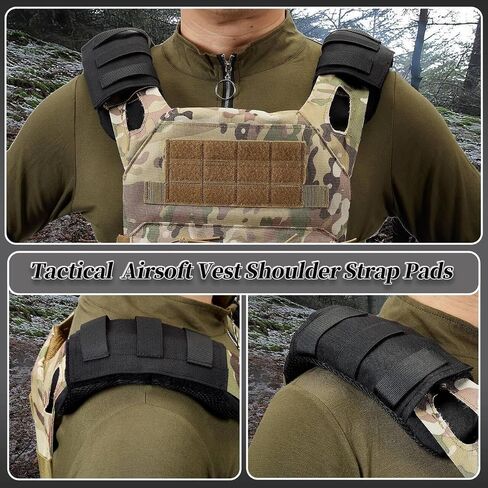 2 Pack Tactical Shoulder Strap Pads Vest Shoulder Strap Pads Backpack Strap Pads Fit 3'' Sling Bags Shoulder Straps in Saudi Arabia