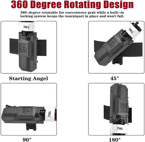Tactical Tourniquet Holder for CAT GEN 7 or Older,MOLLE Holster with QLS Adapter, Quick Access Pouch for Police, EMT, Security, Outdoor & Survival Use,Fits Duty Belt, Vest, or Backpack in Saudi Arabia