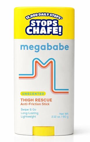 Megababe Unscented Thigh Rescue Stick, Stops Chafe & Irritation, 2.12 oz in Saudi Arabia